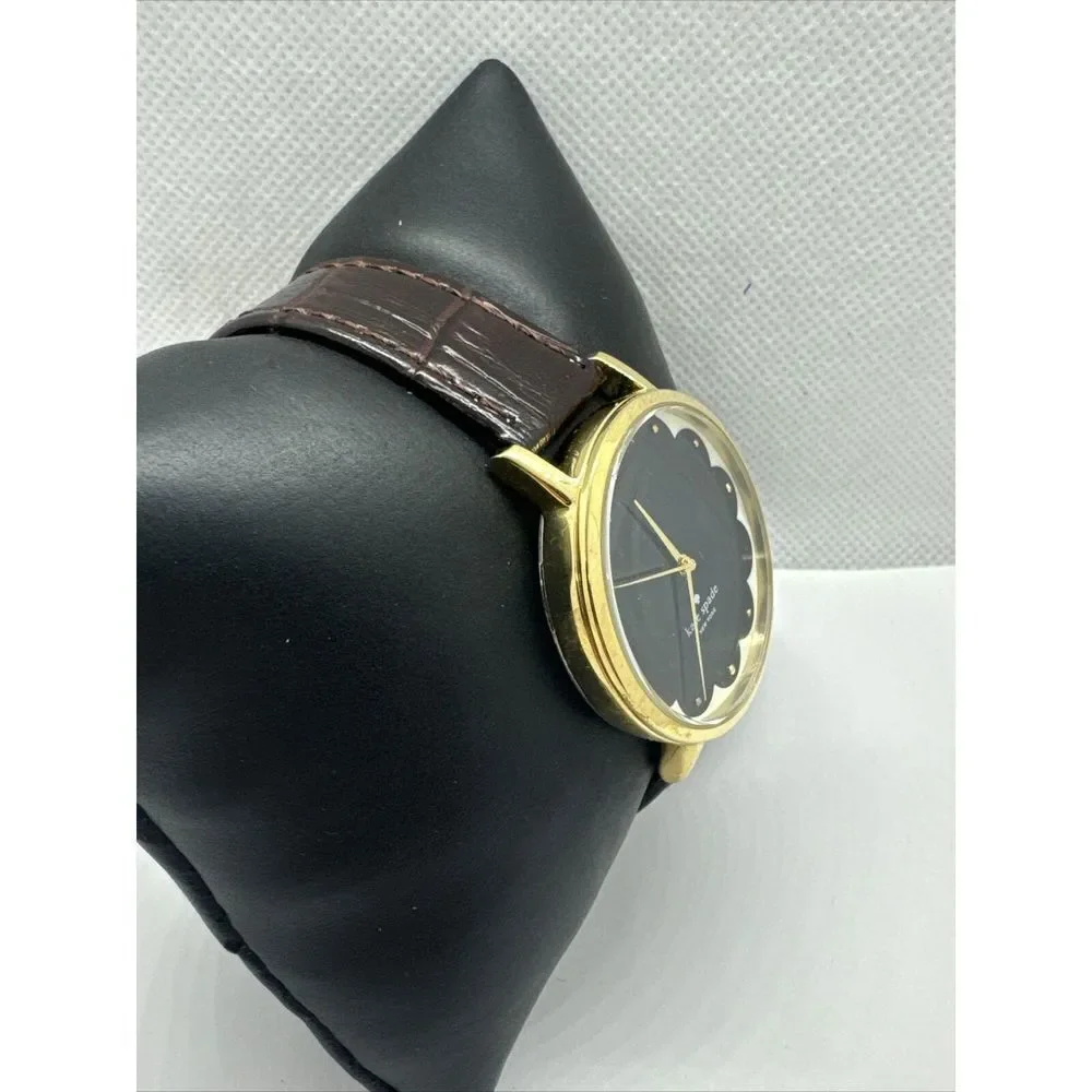 Kate Spade New York 0227 Women's Brown Leather Strap Analog Dial Watch JNA469
